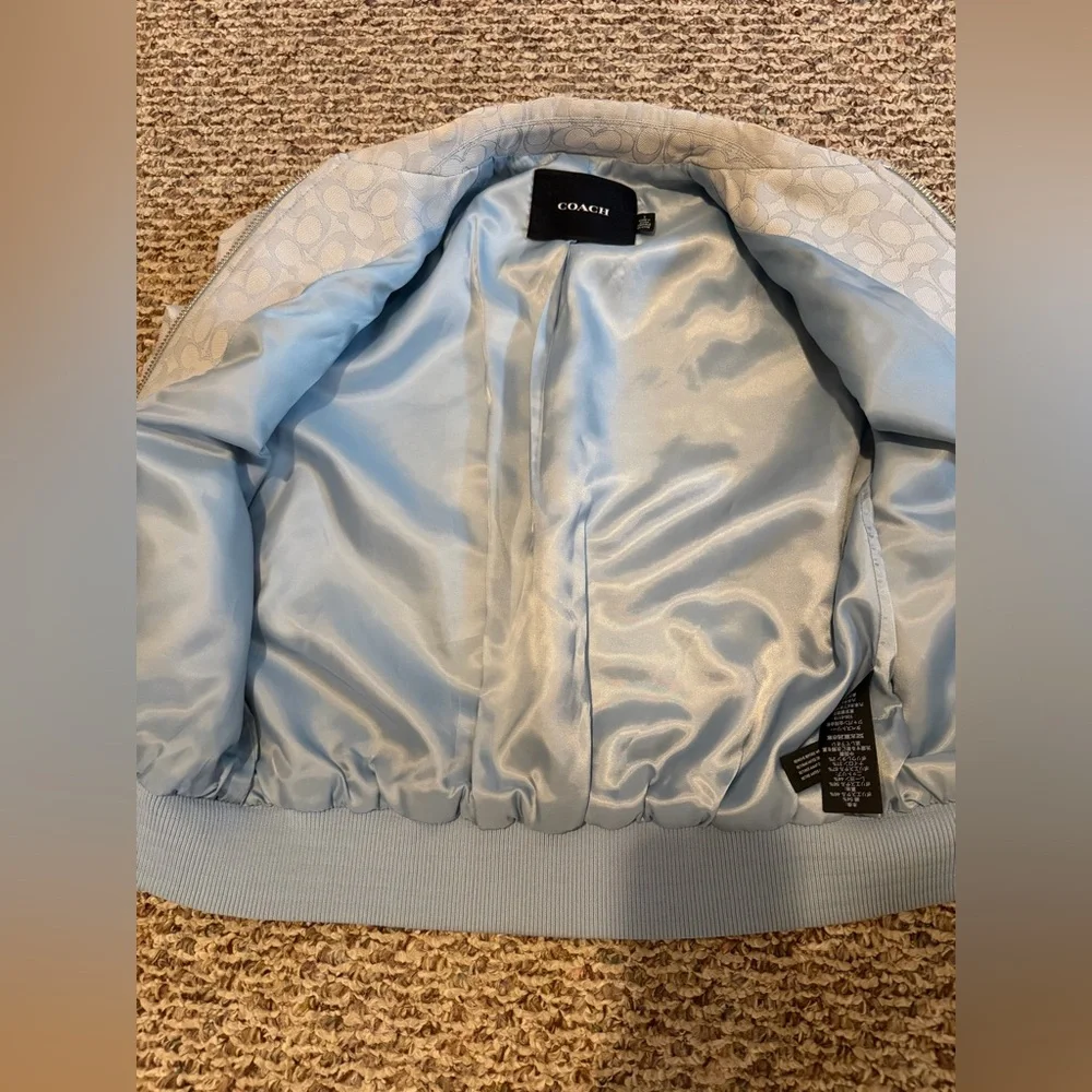 Coach Signature Jacquard Bomber Jacket (Style No. C9780), Size S